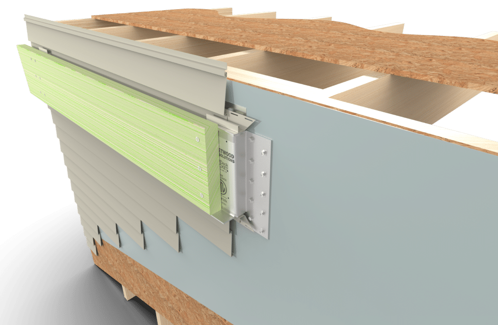 Deck Ledger Bracket for Siding by Metwood Building Solutions